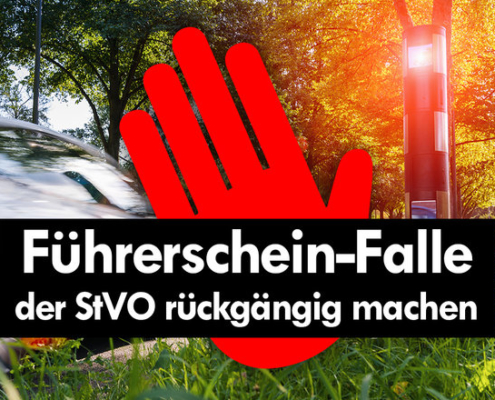 Petition Führerschein-Falle